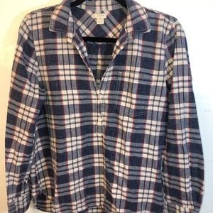 J.Crew woman’s plaid button down